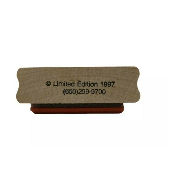 Limited Edition‎ Small Clay Pot Flower Cutout Rubber Stamp Outline 3123M #BD81 - Picture 6 of 6